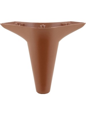 Frefly Store BADEM10 Aspen Lüks Mobilya Kanepe Sehpa Tv Ünitesi Koltuk Ayağı 12 cm Kahverengi Baza Ayak