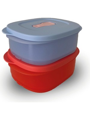 Frefly Store Tupperware Mikrodalga Fırın Isıtma Kabı 500 ml 2'li