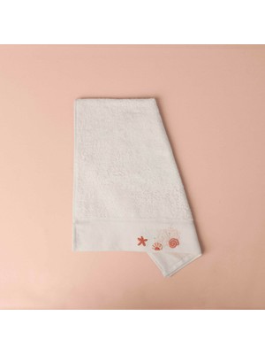 Frefly Store Linens Cowry Bambu Yüz Havlusu 50X85 cm Somon