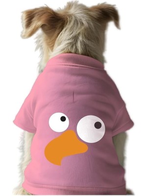 Frefly Store Mpz Pets Kedi ve Köpek Kıyafeti & Elbisesi Pembe Sweatshirt Vektör Kuş L