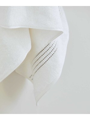 Frefly Store Maisonette Subtle Stıtch Havlu 50 x 100 cm Beyaz/taş