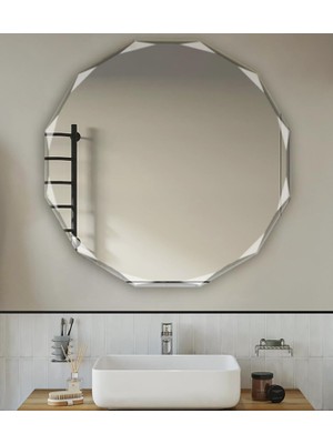 Frefly Store Snugace Banyo Aynası - Çerçevesiz Oval, 20 Inç