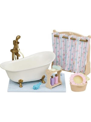 Frefly Store Sylvanian Families Epoch Banyo ve Duş Seti, Oyuncak