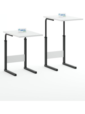 Frefly Store Yükseklik Ayarlı Hasta Yemek Masası Laptop Yatak Sehpası Koltuk Masası