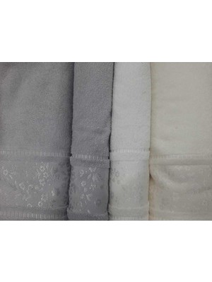 Frefly Store Özdilek Camellıa Gri-Krem 4 Parça Best Set Havlu