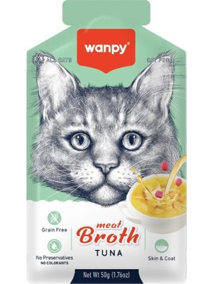 Frefly Store Wanpy Kediler Için Ton Balığı Eti Çorbası 50G
