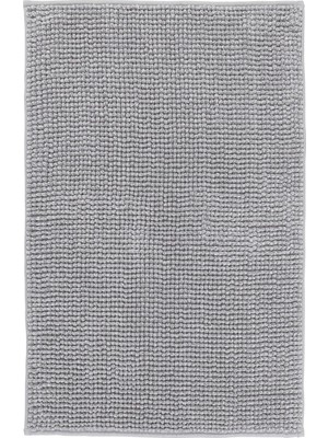 Frefly Store Banyo Paspası, Gri-Beyaz, 50X80 cm