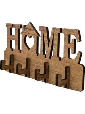 Frefly Store Ankanorm Home Ahşap Duvar Dekoru Anahtar Askısı Dekoratif Anahtar Askılığı Hediyelik (17X9CM)