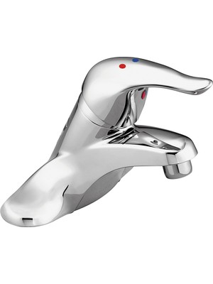 Frefly Store Moen L4605 Chateau Single Handle Bathroom Faucet Without Drain Assembly, Chrome