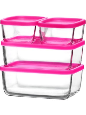 Frefly Store Lav Cube 4'lü Saklama Kabı