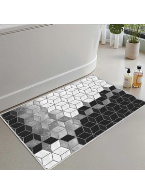Frefly Store Monnhein Banyo Paspası, Yumuşak Banyo Halısı, Kaymaz Dot Tabanlı, Su Emici, Makinede Yıkanabilir - 40 x 60 cm