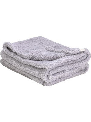 Frefly Store Pet Comfort Lodix Dante Gri Köpek Battaniyesi M 70X100CM