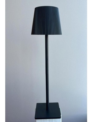 Frefly Store Acar Dekoratif Siyah Masa Lambası - 39 cm ACR-492