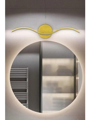 Frefly Store Legacy Wave Modern Tasarım Eskitme Renk Gün Işığı Ledli Banyo - Mutfak - Salon LED Duvar Aplik Eskitme