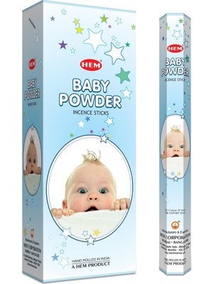 Frefly Store Hem Bebek Pudrası Tütsü Çubuğu, 6'lı Paket