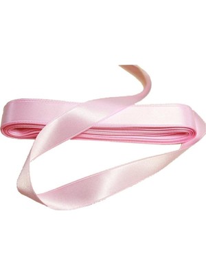 Frefly Store Benim Marifetlerim - Pembe Saten Kurdele 1 cm 10 Metre 1 Adet