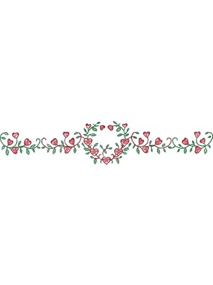 Frefly Store Tobin Damgalı Yastık Kılıfları, Kalp Asma, 50,8 cm x 76,2 cm Nakış Seti