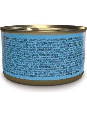 Frefly Store Schesir Jelly Ton Balığı ve Levrek Jöle Içinde Yetişkin Kedi Konservesi 85G