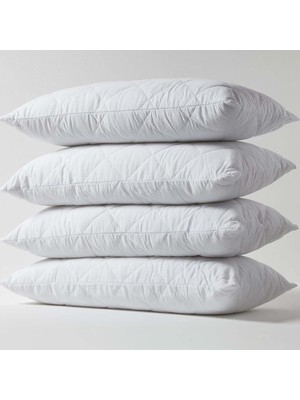 Frefly Store Teksnil Home %100 Pamuk 4 Adet Kapitoneli Yastık Alezi Koruyucu Koruyucu Yastık Kılıfı 50 x 70 cm