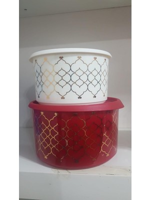 Frefly Store Tupperware Tek Parmak 2’li Saklama Kabı Beyaz