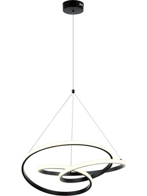 Frefly Store Lucea Capılla Ledlı Sıyah Avıze 69W 3000K