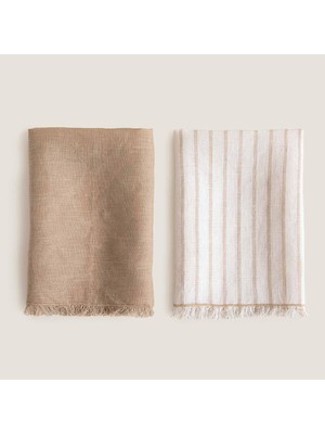 Frefly Store Unifie 2'li Peçete 45X45 cm Natural-Bej