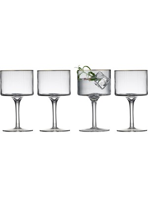 Frefly Store Lyngby 4'lü Set Cin & Tonik Cam 32 cl Palermo Gold