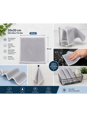 Frefly Store Bulaşık Bezi Çizilmez Tencere Tava Ovma