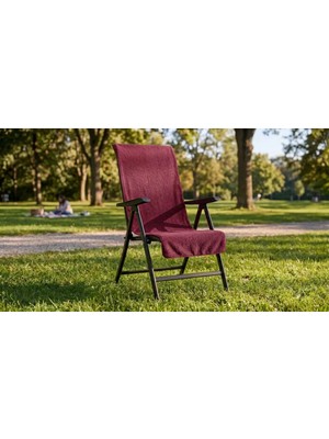 Frefly Store KOBEHOME%100 Pamuk Sandalye Kılıfı Bordo 60X130 cm