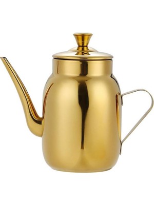Frefly Store Komple Çelik Gold 560 ml Yağdanlık Sosluk ve Sirkelik CIN995SR