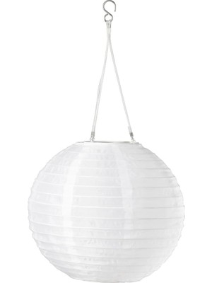 Frefly Store Ikea Solvınden Güneş Enerjili LED Sarkıt Lamba, 30 Cm, Beyaz