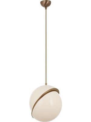 Frefly Store Avonni AV-60350-1EB Eskitme Kaplama Modern Avize E27 Metal Pleksi 30CM