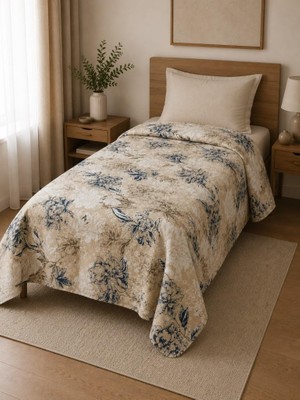 Frefly Store Tek Kişilik Pike Yatak ÖRTÜSÜ%100 Pamuk 170X230 Lacivert
