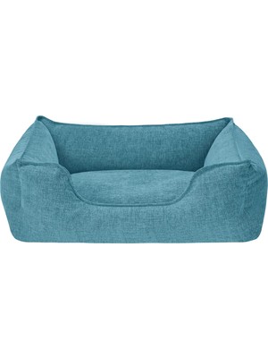 Frefly Store Pet Comfort Alpha Mirandus Turkuaz Köpek Yatağı M 65X80CM