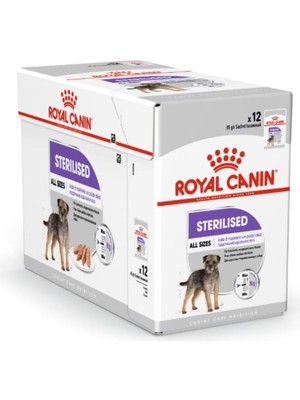 Frefly Store Royal Canin Sterilised Loaf Kısırlaştırılmış Köpek Maması (12 x 85 Gr)