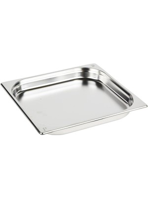 Frefly Store Paslanmaz Çelik Gastronom/gastronorm Küvet Gn 2/3-40 (35,4 x 32,5 x 4 Cm)
