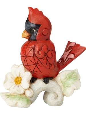Frefly Store Enesco Jim Shore Heartwood Creek Kardinal Minyatür Heykelcik, 8,35 Cm, Çok Renkli