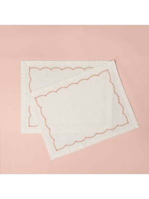 Frefly Store Linens Morby 2'li 35X45 cm Peçete Naturel Kiremit