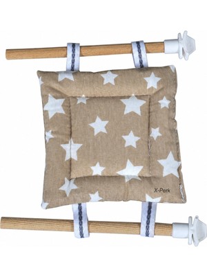Frefly Store Hamster Kemirgen Yatağı Uyku Pedi Tünekli Hamak Yatak Yumuşak Kumaş Asma Dinlenme Yatağı 16 x 11 cm