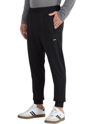 Frefly Store Slazenger Flaunt Erkek Fermuar Cepli Siyah Eşofman Altı