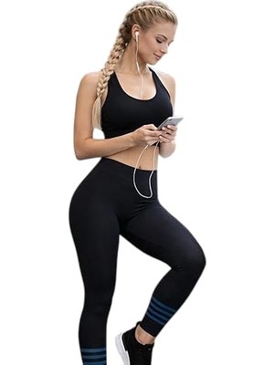 Frefly Store Doremi Seamless Yüzücü Model Spor Sütyen Siyah L-Xl