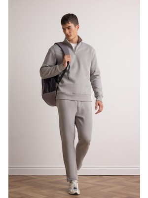 Frefly Store Defacto Regular Fit Beli Bağcıklı Cepli Düz Paça Kalın Eşofman Altı D7836AX25AU