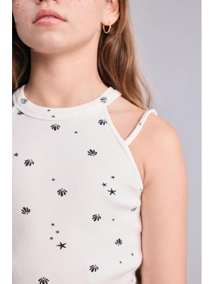 Frefly Store Defacto Bisiklet Yaka Desenli Atlet Kız Çocuk H6141A826HS