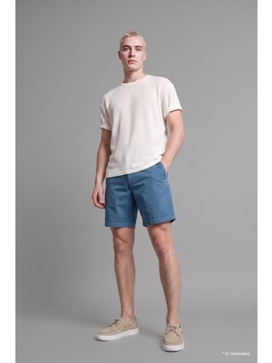 Frefly Store Defacto Relax Fit Haki Bermuda Şort H7334AX26HS