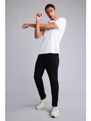 Frefly Store Defacto Slim Fit Fermuarlı Basic Standart Paça Sporcu Ince Jogger Eşofman Altı S3309AZ26AU