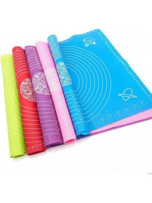 Frefly Store Silikon Hamur Matı 40X50 cm | Ölçülü Kaymaz Yapışmaz Mutfak Matı