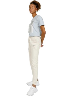 Frefly Store Lumberjack 2W W-CT133 Basıc Jogger Kadın Eşofman Altı Bej S