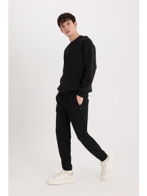 Frefly Store Defacto Slim Fit Dar Kesim Fermuar Cepli Pike Eşofman Altı D5258AX25SP