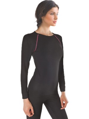 Frefly Store Doremi Termal Bayan Üst Içlik Siyah L-Xl L