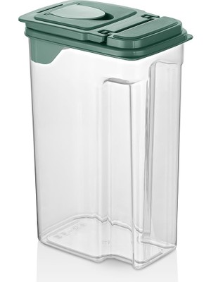 Frefly Store Bakliyat Erzak Kuru Mama Çay Şeker Saklama Kabı Bpa Içermez 3600 ml